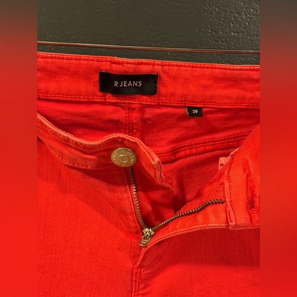 87 - R Jeans Washed Red Denim - Picture 5 of 5